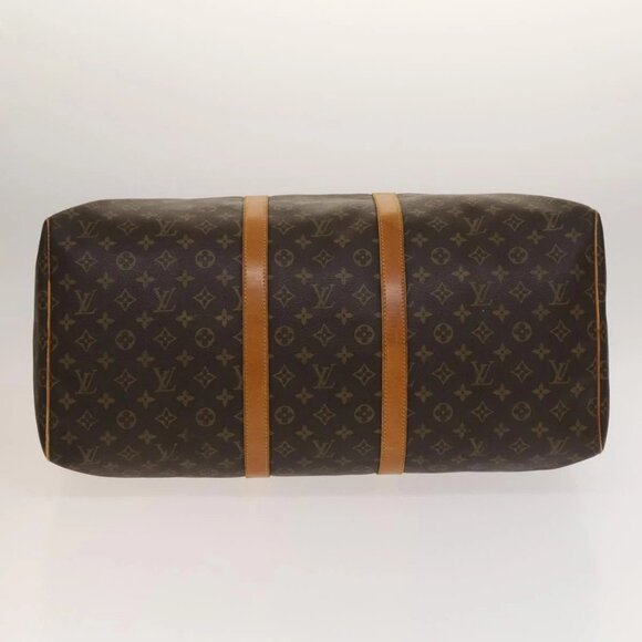 LOUIS VUITTON Monogram Keepall 55 Boston Bag M41424 LV Auth ar13730 - Picture 7 of 16